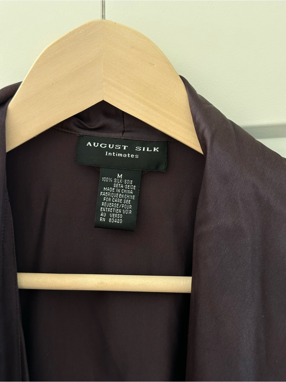 100% Silk NWT Short Robe - Picture 2 of 8